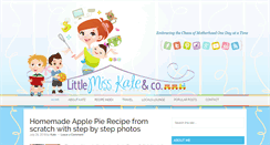 Desktop Screenshot of littlemisskate.ca